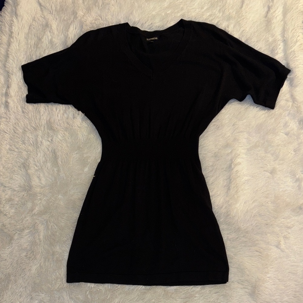 Express Black Sweater Dress Tunic